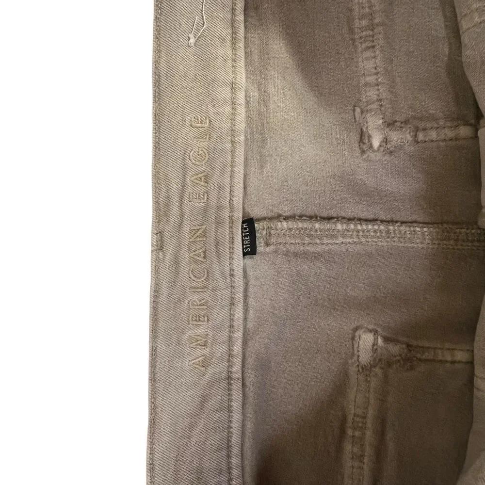 American Eagle 18r Skater Jean Stretch Super High-Waisted super Wide-Leg Pants - Picture 10 of 16